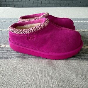 UGG Tasman II Slipper Toddler Little Kid Rock Rose Sz 10 Hot Pink Shoes